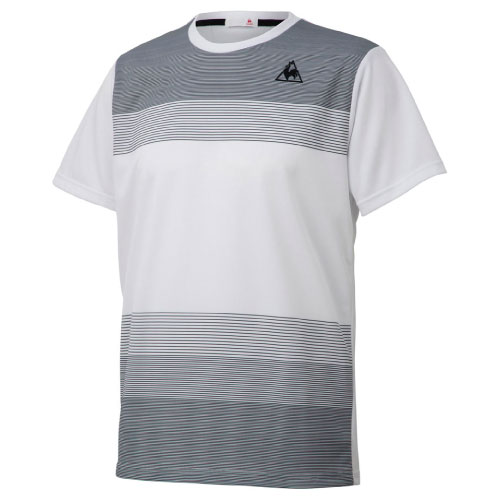 【SALE】ルコックスポルティフ 半袖シャツ（QTMPJA01-WHT）[lecoq sportif MS メンズ] 21SS（L）