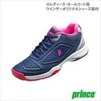 【SALE】 プリンス ワイドライト 4 AC L（DPSWA4L 455カラー）［Prince シューズ レディース] オールコート用（23.5cm）
