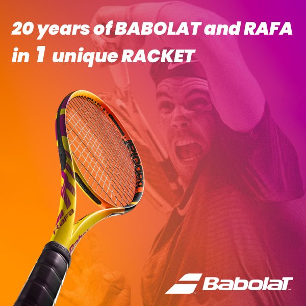 再入荷ﾎﾞ売れてます！Babolat(バボラ)硬式ラケット『PURE AERO RAFA』！！