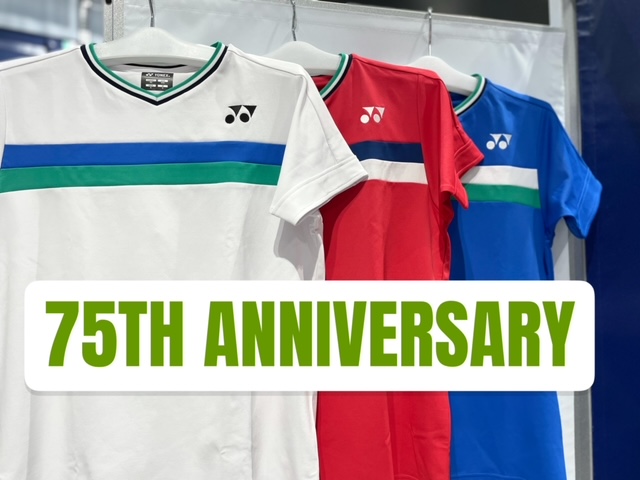 ヨネックス　75THウェア入荷してます！