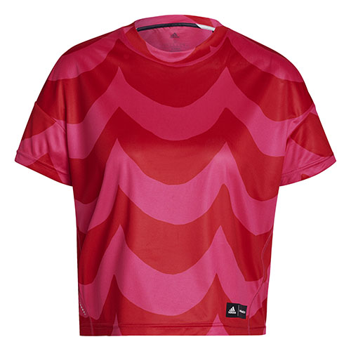 【マリメッココラボ】アディダス MARIMEKKO TEE W（BL808-GU2525）[adidas LS レディースウエア] 21FW【ネットバーゲン】（L）