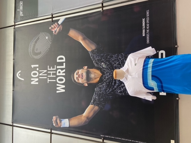 ★ツアーファイナル！ジョコビッチ選手着用ウエア☆