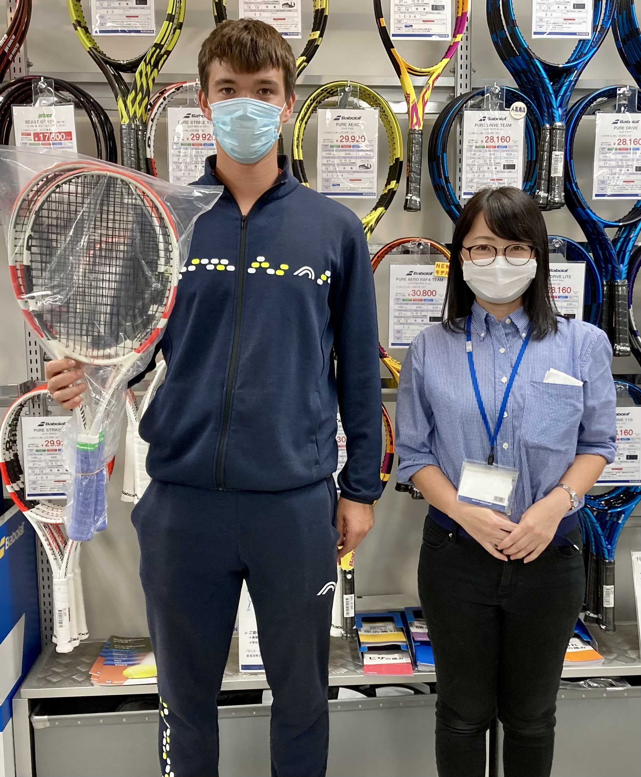 中西聖也プロがご来店(^^♪