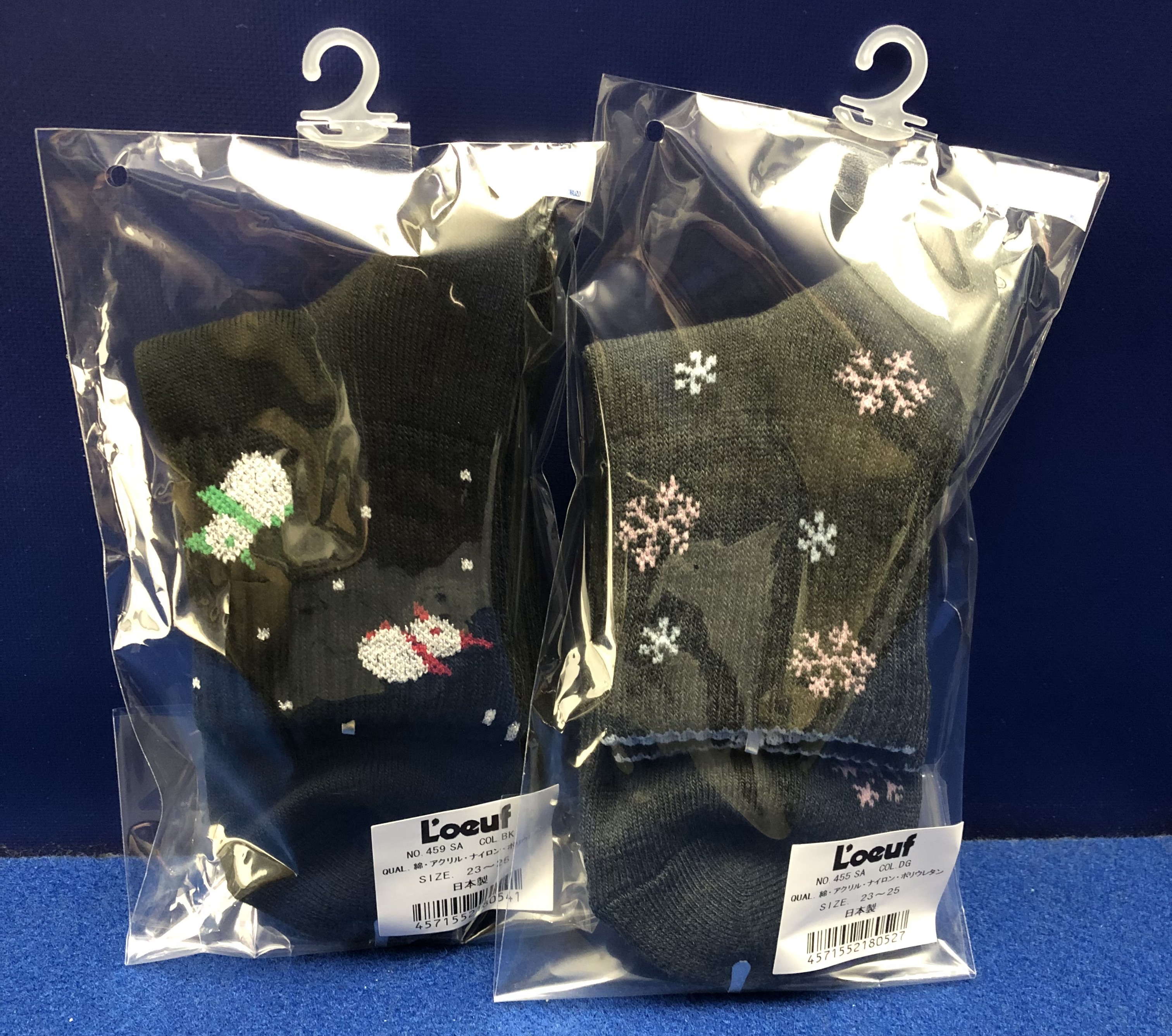 レディースソックス「ルフ」から冬限定デザインソックス入荷！！