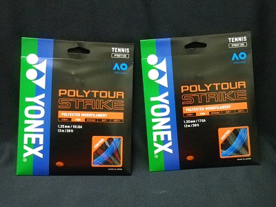 YONEX ポリツアーストライクの新色ブルーが入荷致しました！！