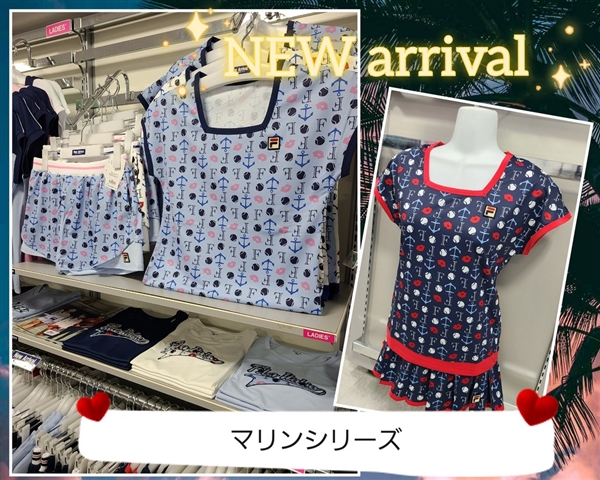 【入荷のご案内】4月フィラNEWウエア♪