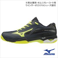 ミズノ ウエーブエクシード 3 SW OC（61GB191445）［MIZUNO 男女兼用 オムニクレーコート用]【ネットバーゲン】（23.0cm）