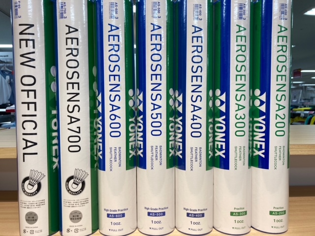 バドミントン・シャトル取り扱ってます!!