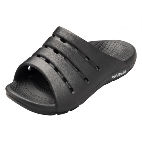 アカイシ 156フットリリース（AF-156-019 ブラック）［AKAISHI サンダル ユニセックス]（L（24.0～24.5cm） / ブラック）