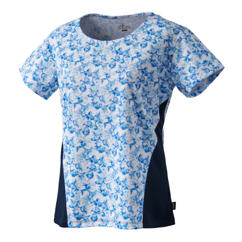 プリンス ゲームシャツ（WS1069-127）[prince LS レディーステニスウエア] 21SS【ネットバーゲン】△（M）