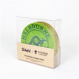 『グランドスラム始まりました』コースターなんていかがでしょう。