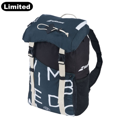 【数量限定】バボラ BACKPACK AXS WIMBLEDON （753099） 22SS（27×2015.5×49cm（20.5L） / ブラック×グリーン）