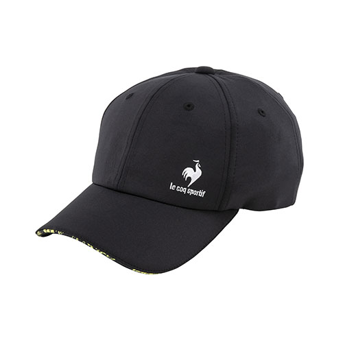 ルコックスポルティフ グラフィックキャップ （ QTBUJC65 - BK ）[ lecoq sportif CP メンズ ]22FW【ネットバーゲン】（F）