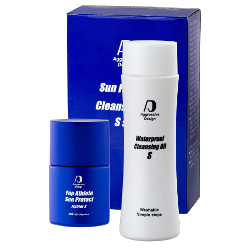 アグレッシブデザイン サンプロテクト（26g）＆クレンジングオイル（80ml） Sセット（D902 SC-SS）[ Aggressive Design GAC 日焼け止め ]（Sセット）