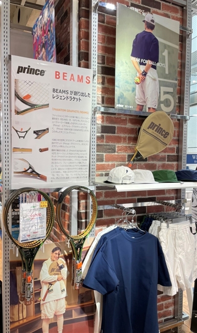 BEAMSコラボ　ラケット&ウエア入荷しました！