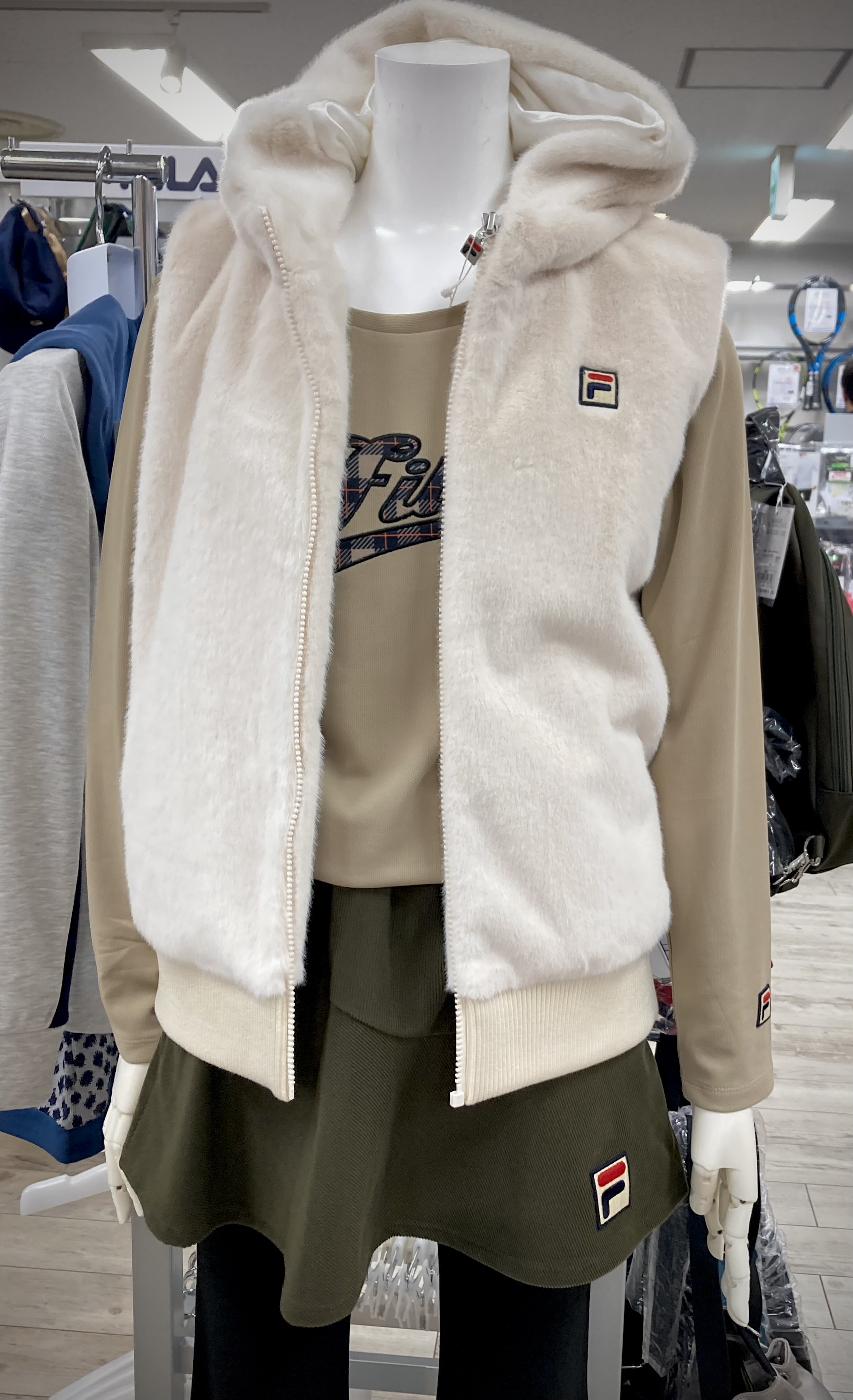 フィラのあったかアウターコーディネート!