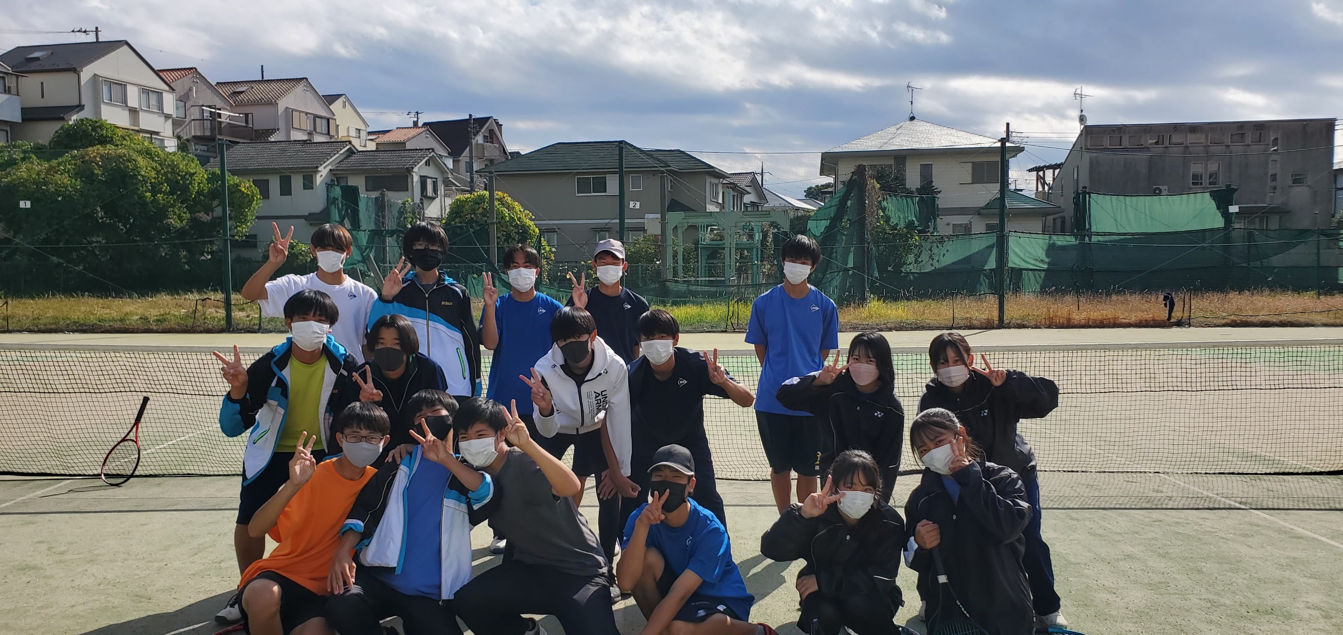 船橋啓明高等学校硬式テニス部様とのテニスコミュニケーション!