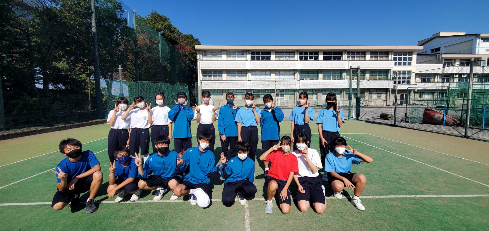 江戸川区立清新第二中学校硬式テニス部様へご訪問しました！