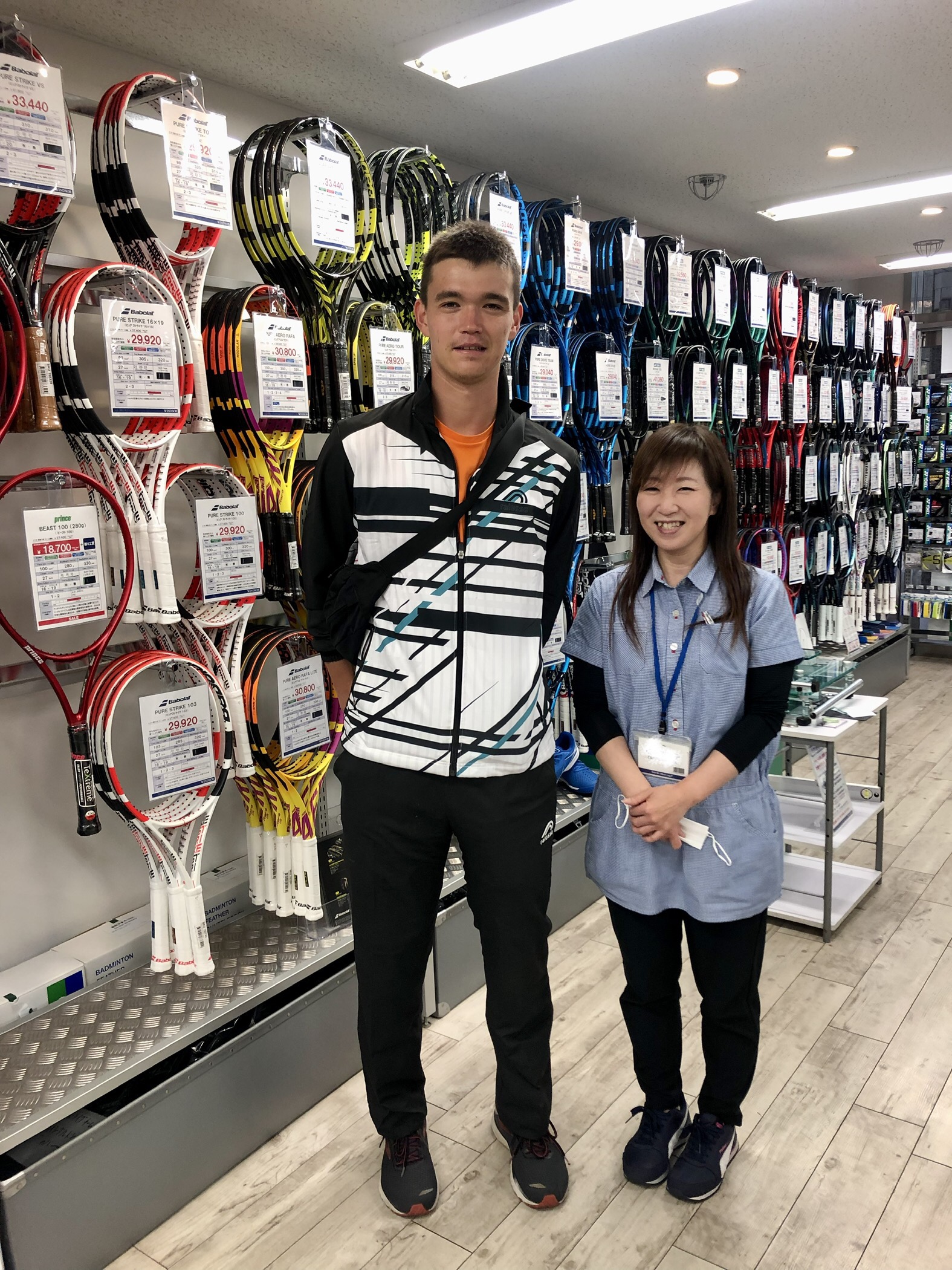 中西聖也選手がご来店!