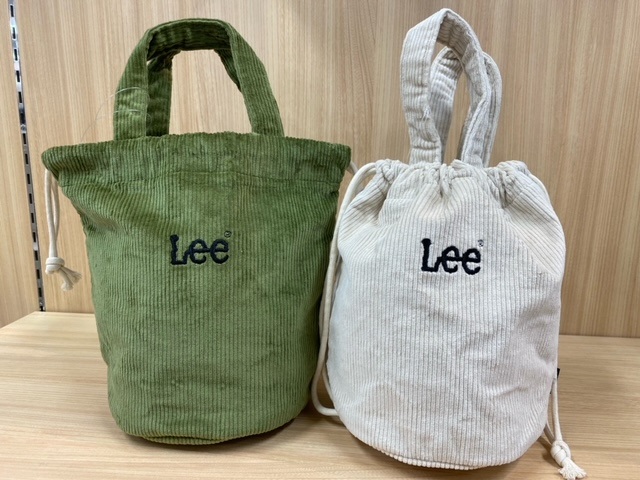 LEEのバックパック、きんちゃくミニバッグ入荷しました!