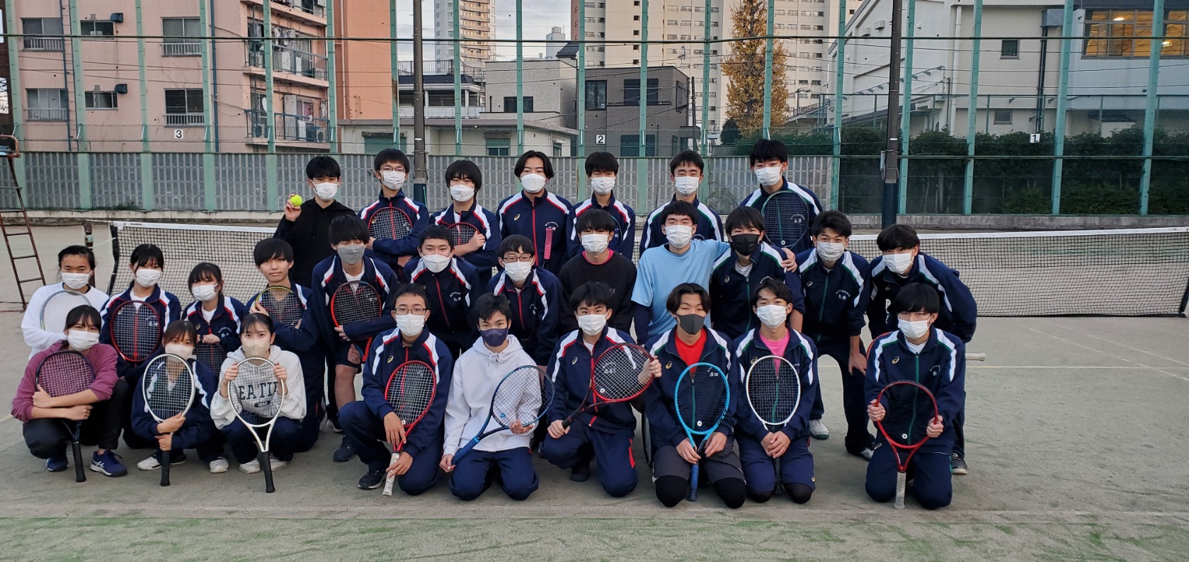 都立北園高等学校硬式テニス部様へご訪問致しました！