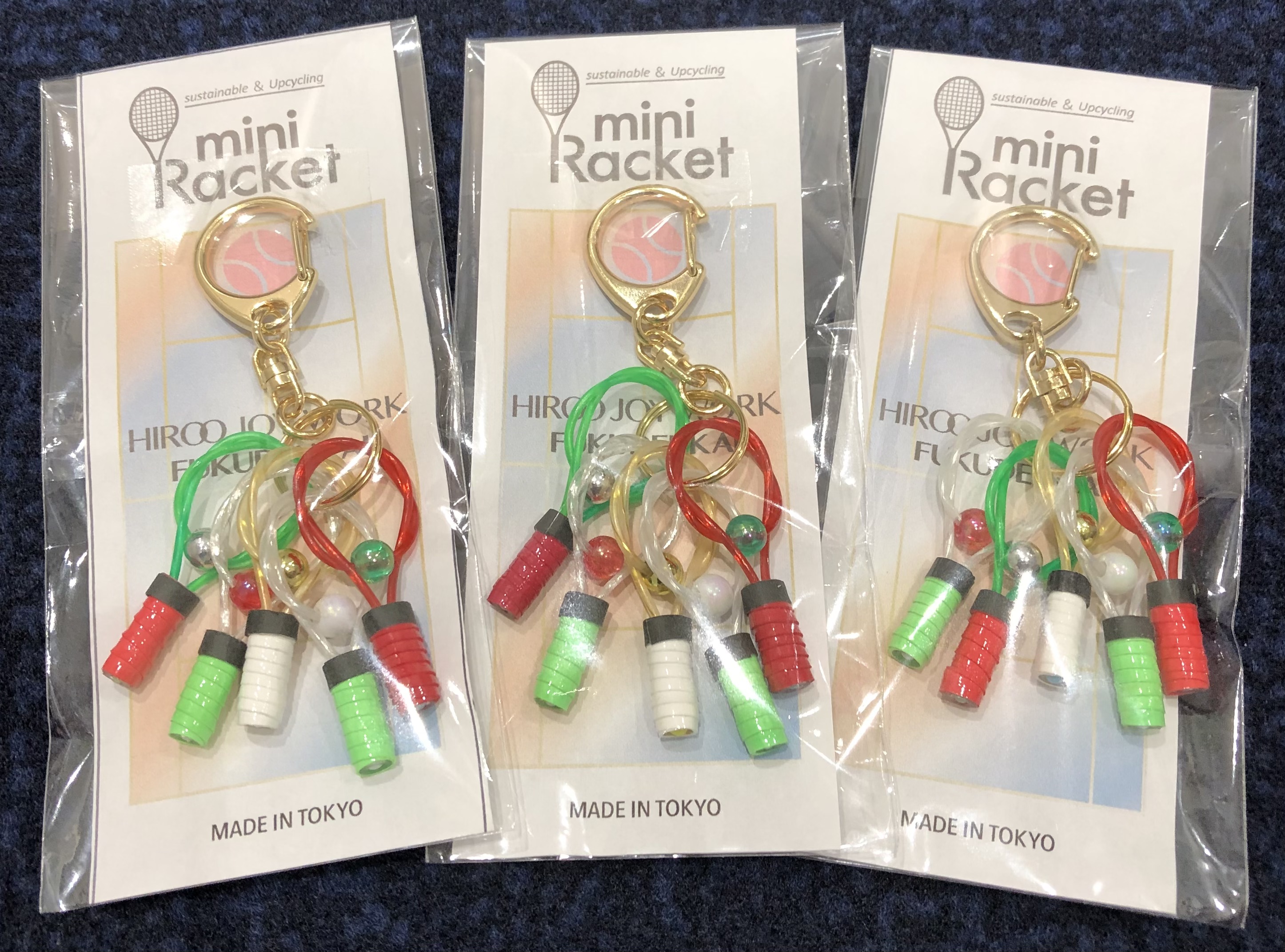 ラケットキーホルダークリスマスバージョン入荷！！