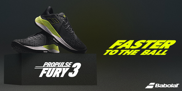 【テニスシューズ】 バボラから安定性に優れたモデル『プロパルス フューリー3』が登場！