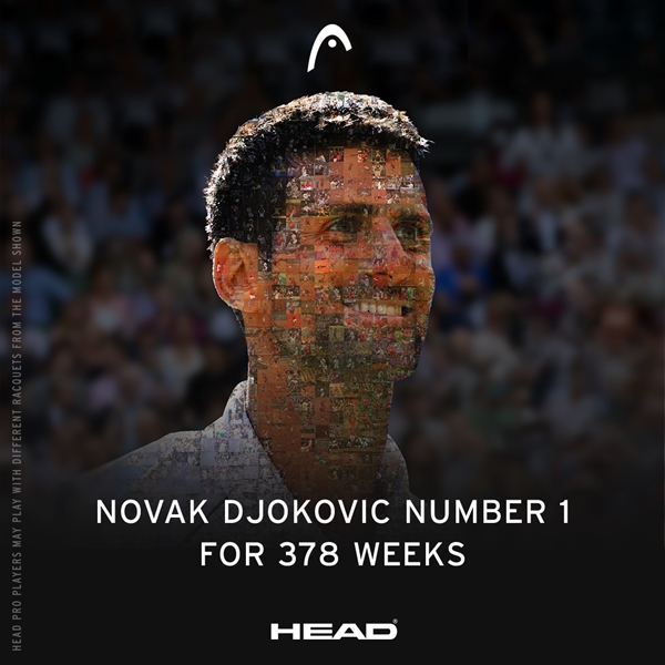 Novak #1 378 weeks