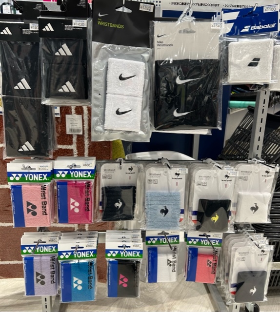 リストバンド多数ございます!