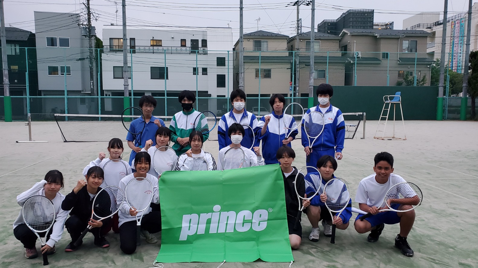 都立足立新田高等学校 硬式テニス部様へご訪問致しました！