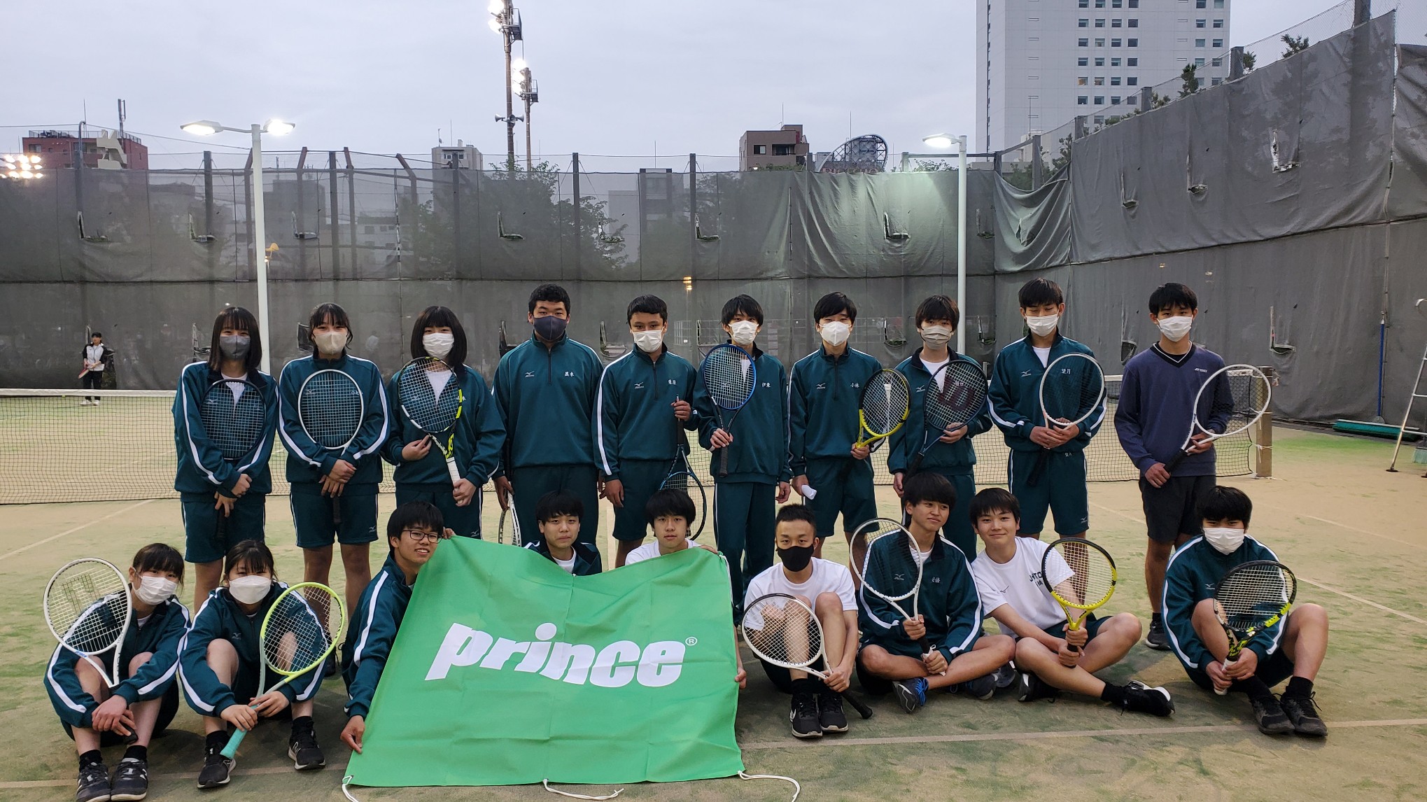 都立城東高等学校 硬式テニス部様へご訪問致しました！