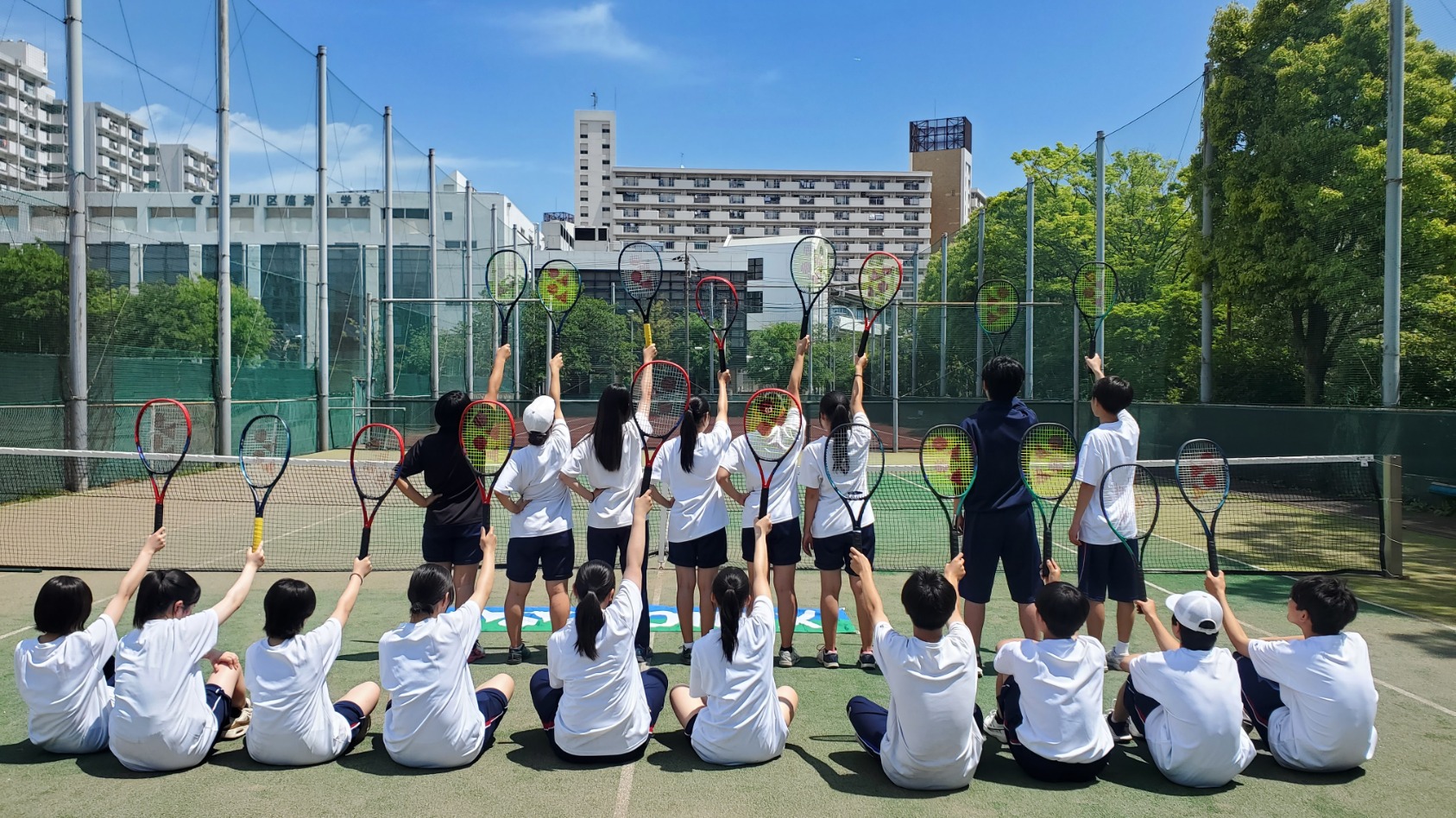 都立紅葉川高等学校 硬式テニス部様にご訪問致しました！