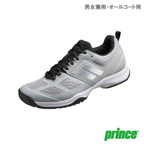 【SALE】プリンス WIDE LITE V AC（prince DPSWA6 ワイドライト5 AC 248）テニスシューズ メンズ・レディース オールコート用 23FW（26.0cm / グレー×ブラック(248)）