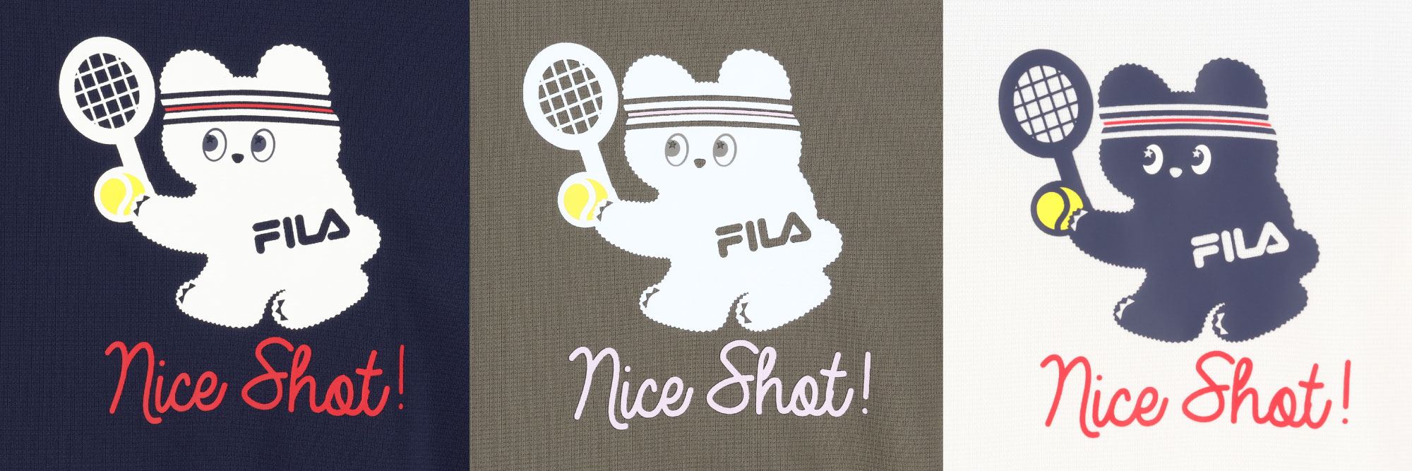 FILA DRESS CODE NO.2 FUN ベアモチーフ