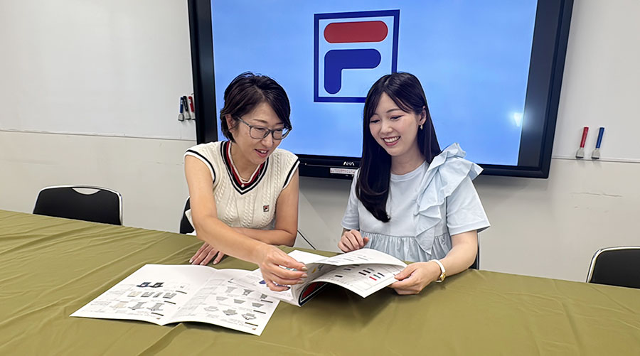 FILAデザイナー高島さんとウインザーアンバサダー智菜美