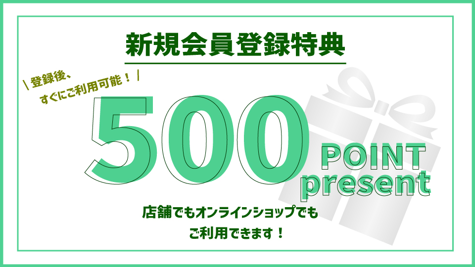 500ポイント