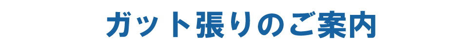 ガット張りのご案内